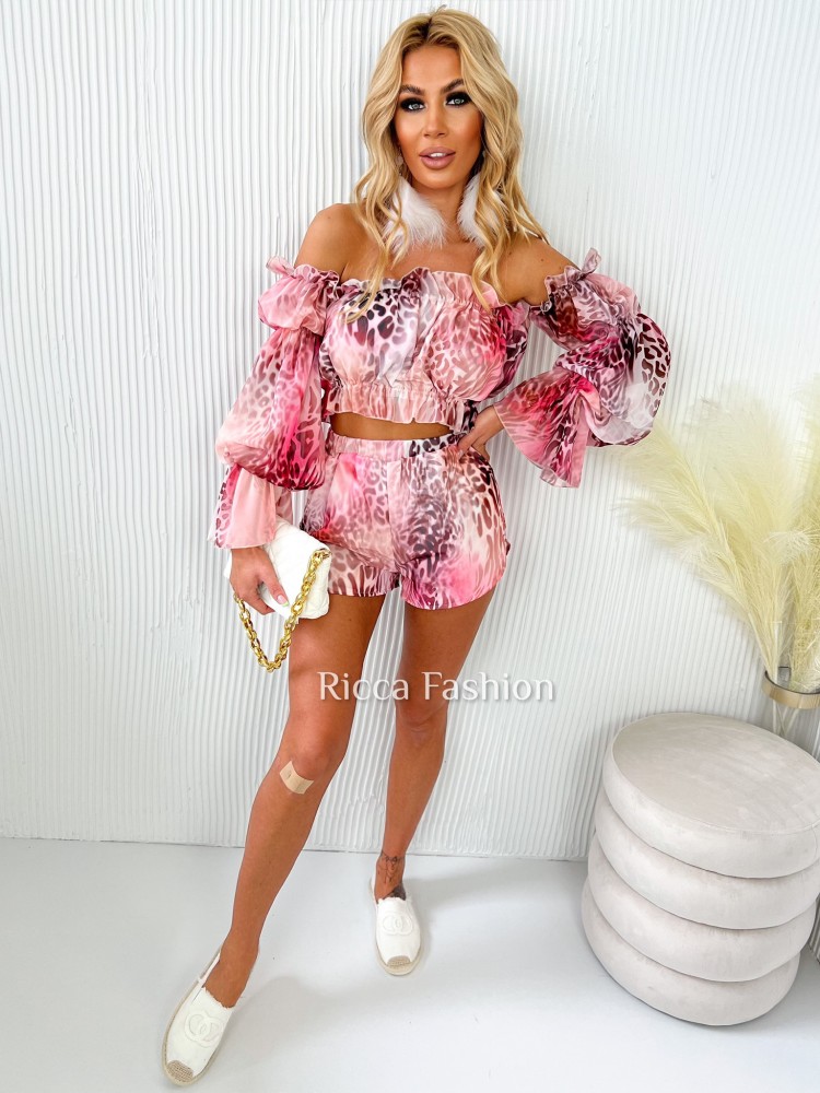 Komplet LOVE by Ricca, pink wild 01