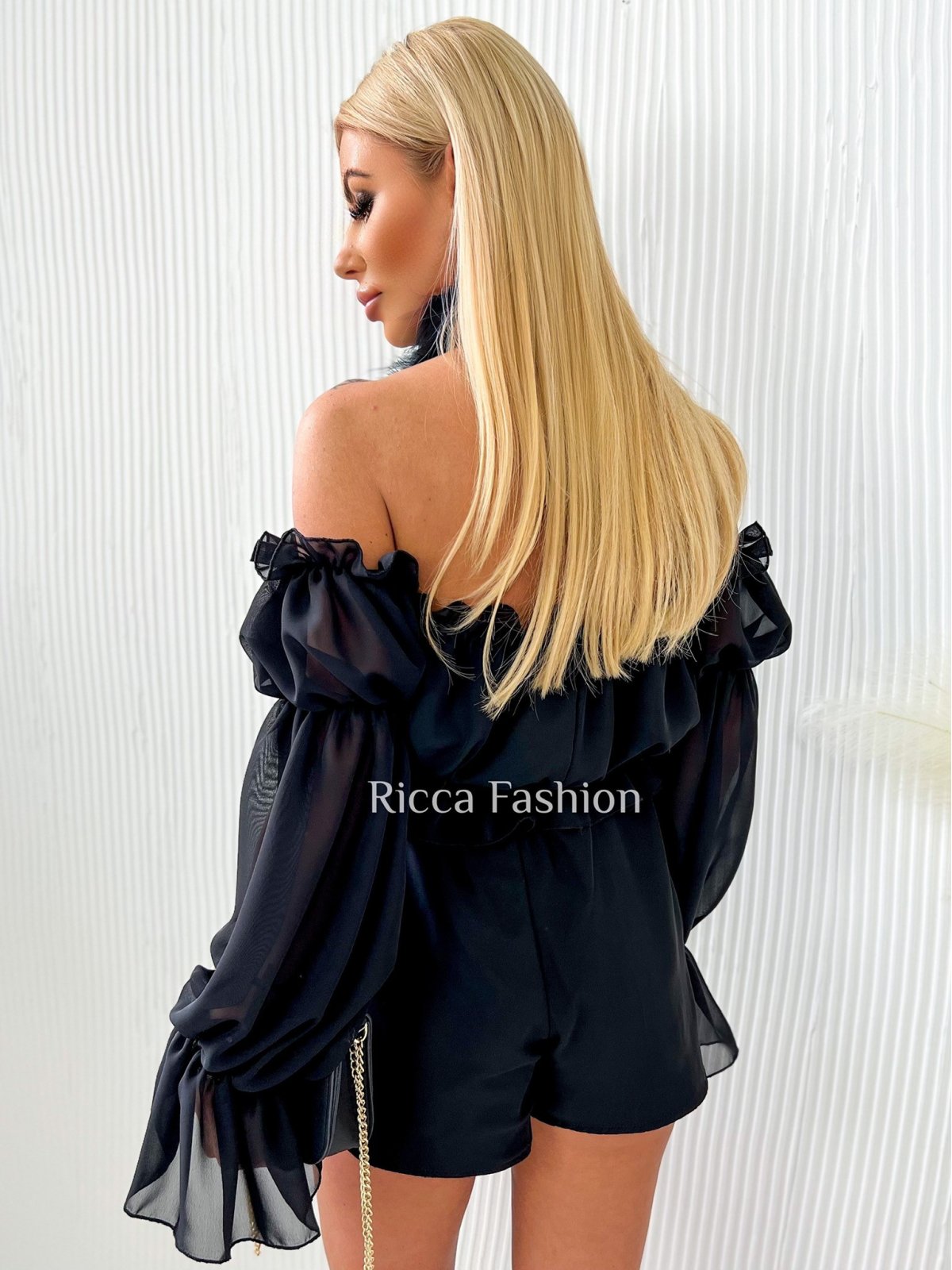 Komplet LOVE by Ricca, czarny