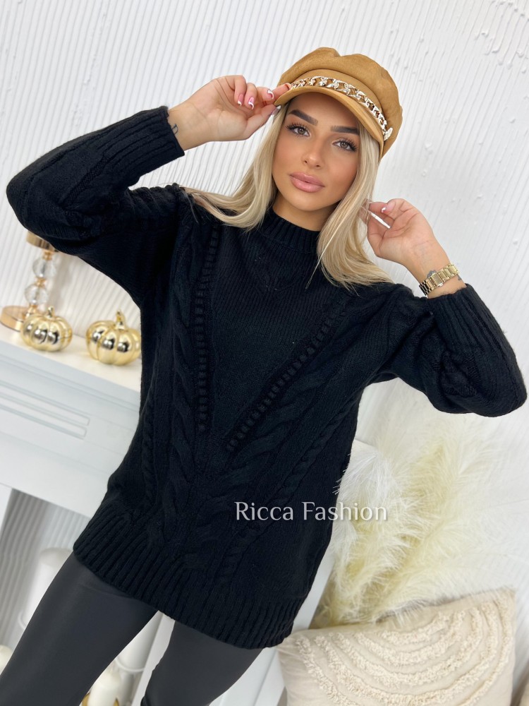 Sweter VISMO, black