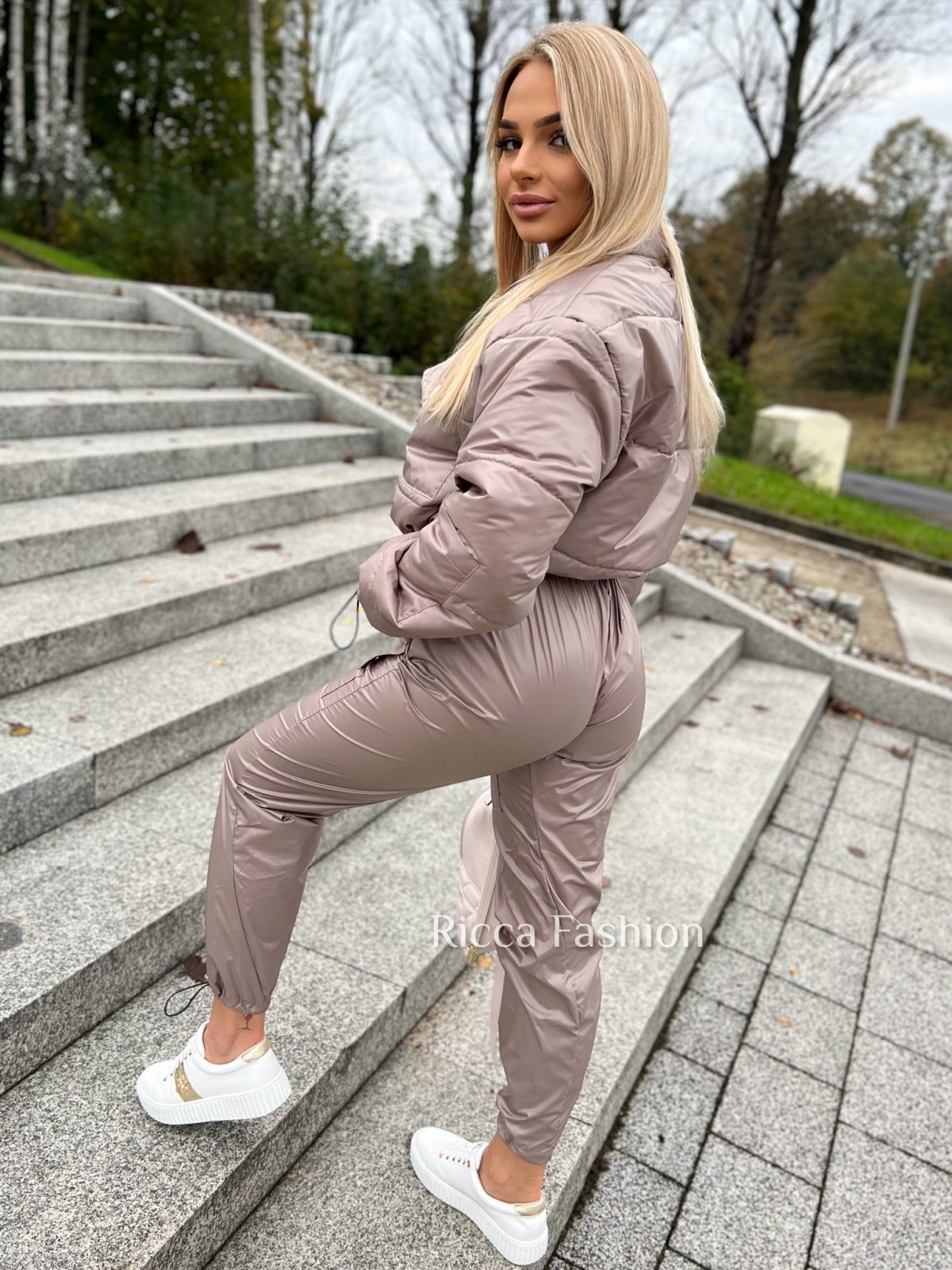 Spodnie/bojówki LORENZO by Ricca, cappuccino