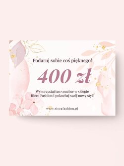 Bon podarunkowy, 400 zł