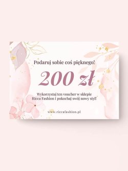Bon podarunkowy, 200 zł