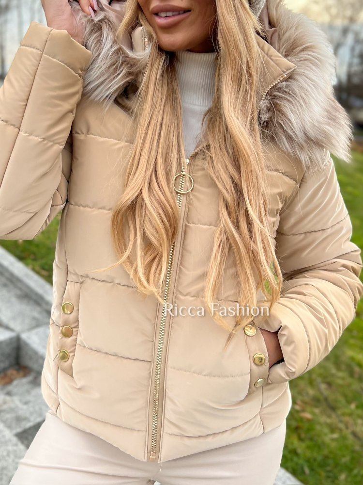 Kurtka zimowa MILANO by Ricca, beige