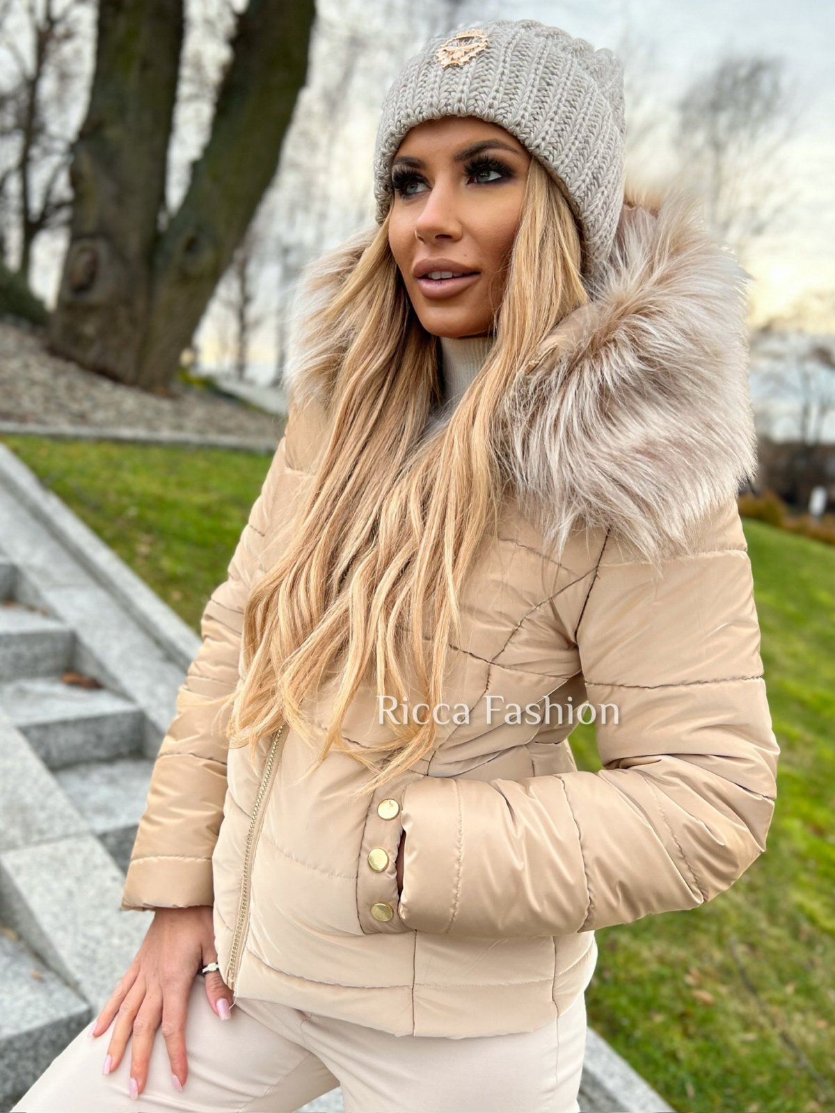 Kurtka zimowa MILANO by Ricca, beige