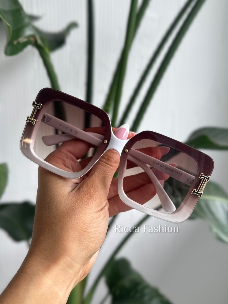 Okulary przeciwsłoneczne HARRY, brown/white