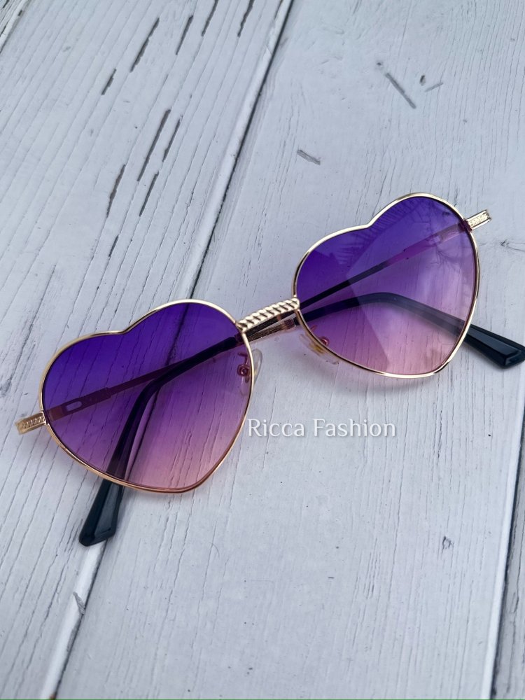 Okulary przeciwsłoneczne LOVE EYES, violet/pink