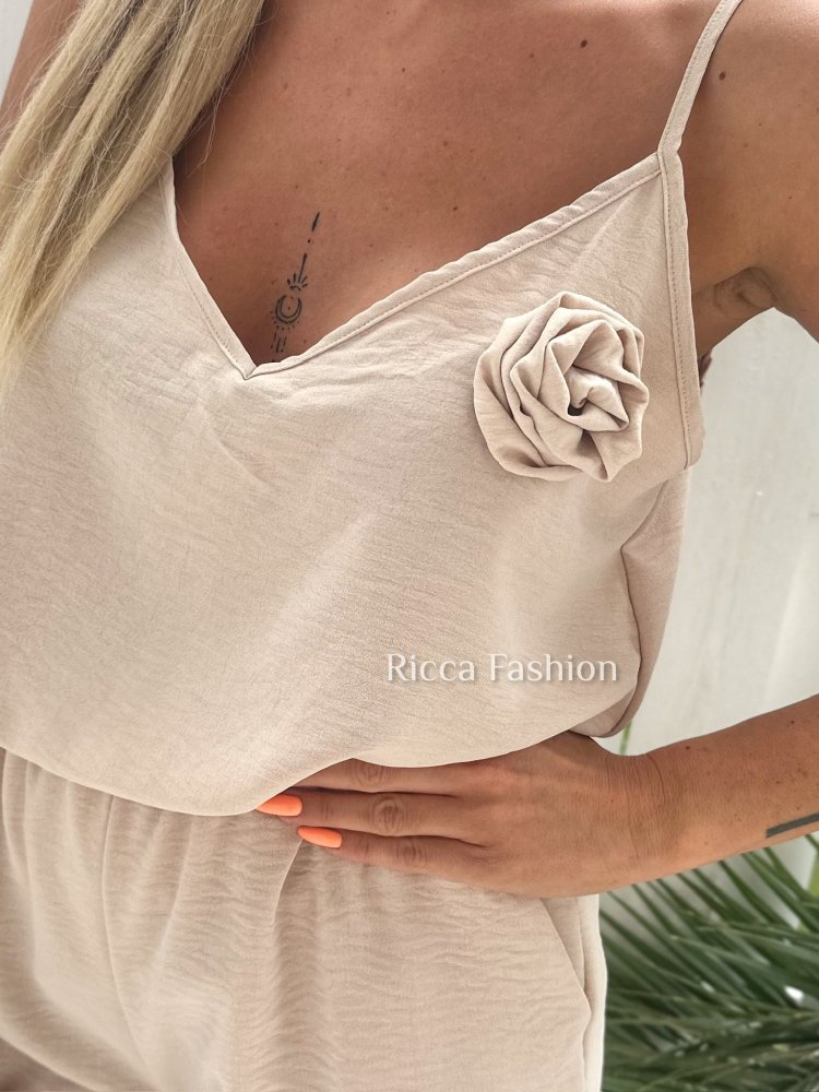 Komplet MALAGA by Ricca, beż