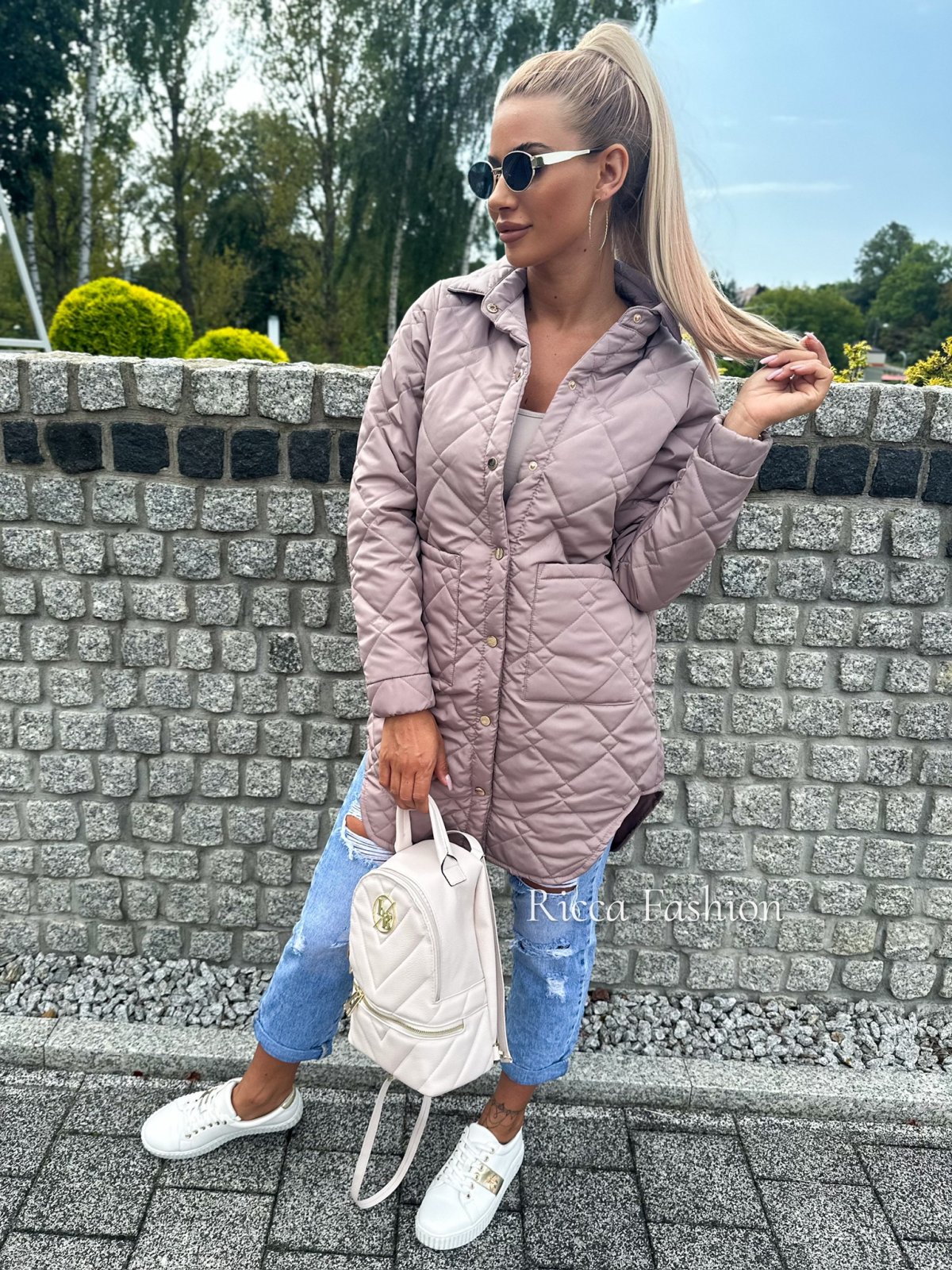 Płaszcz BELLUCI by Ricca, cappuccino