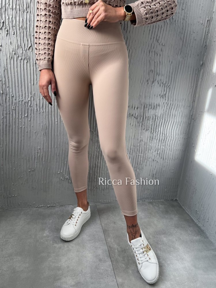 Legginsy prążkowane CASADEI...