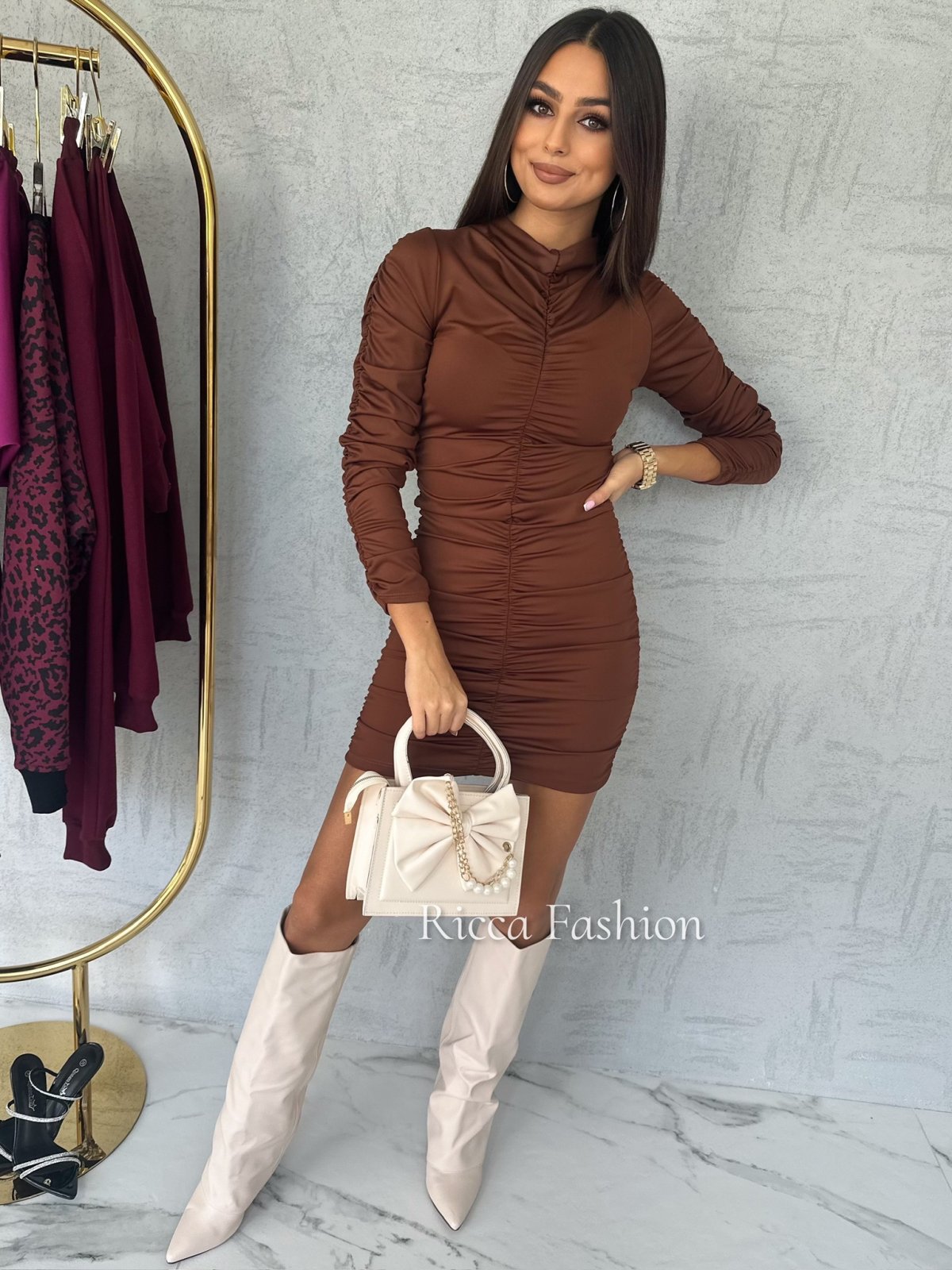 Sukienka DAYANA, chocolate