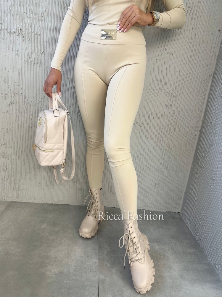 Legginsy MARCELLO, beige