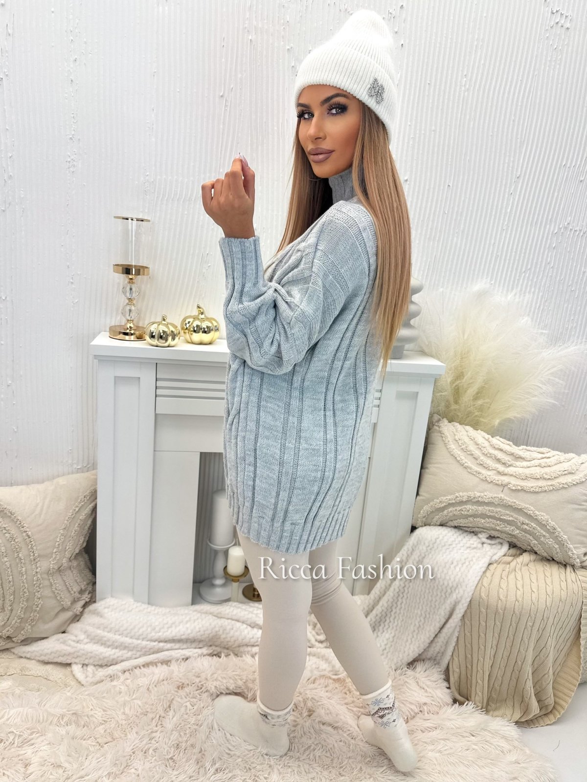 Sweter/półgolf TAILOR, gray