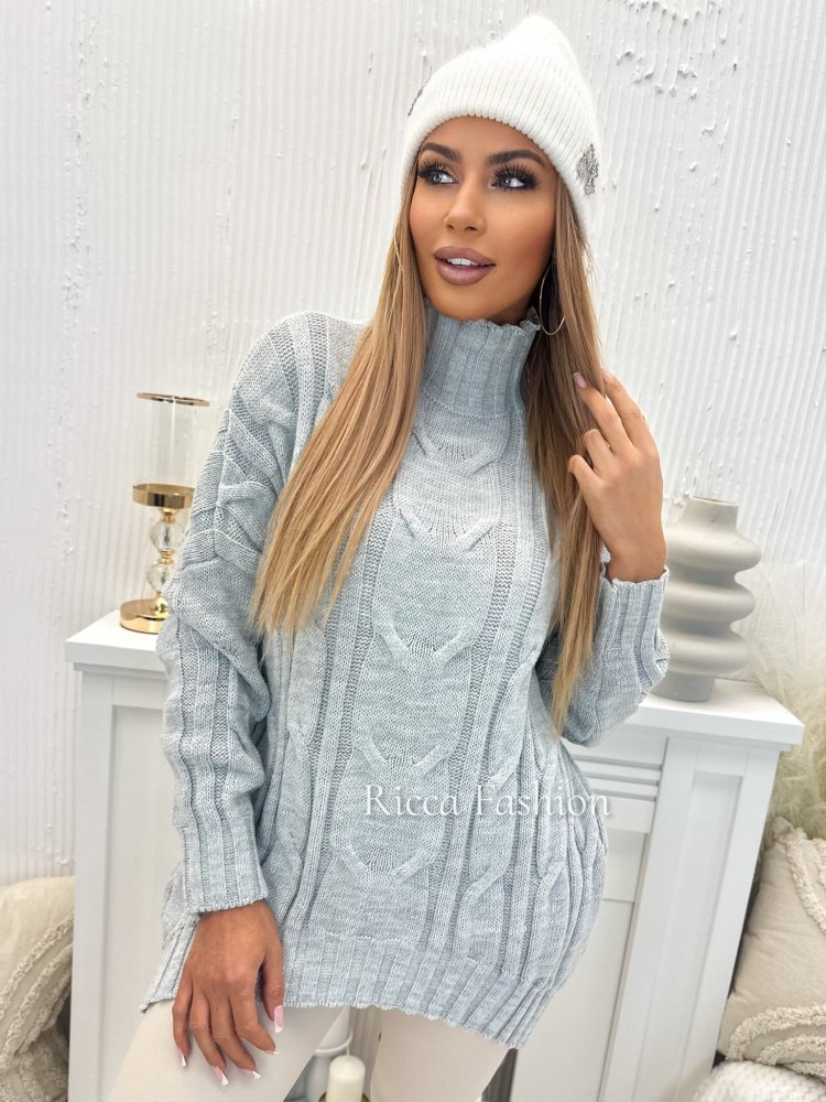 Sweter/półgolf TAILOR, gray