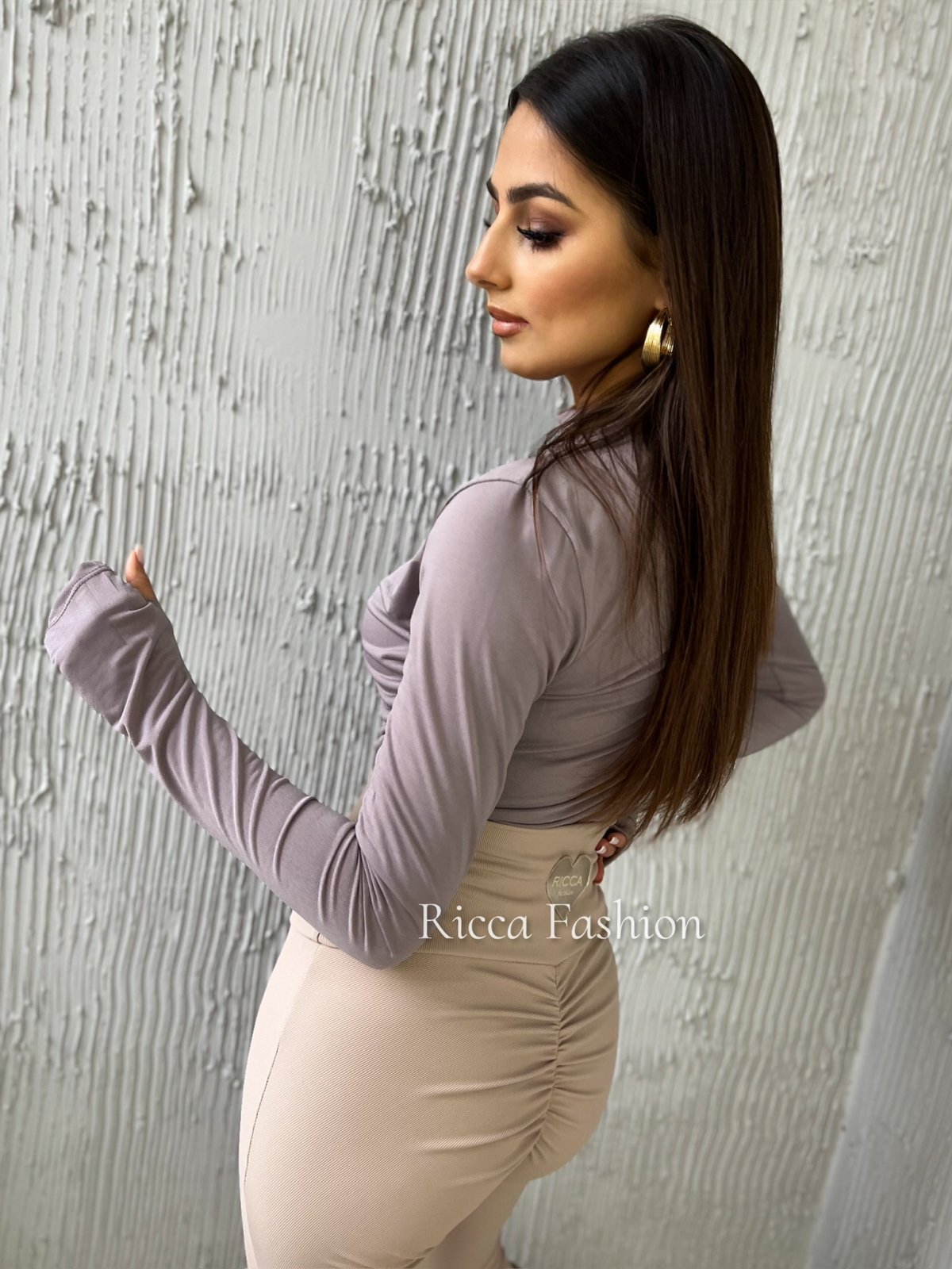 Bluzka ELENETTE, cappuccino