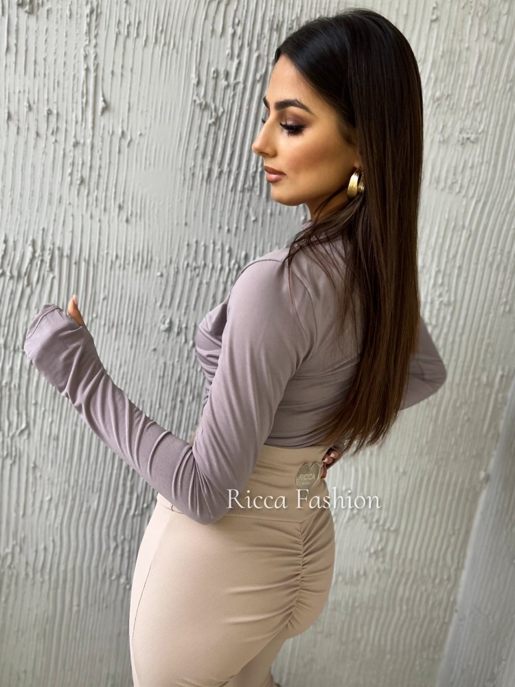 Bluzka ELENETTE, cappuccino