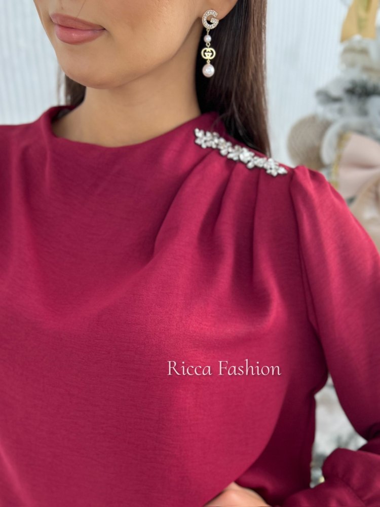 Koszula BESTY, burgund