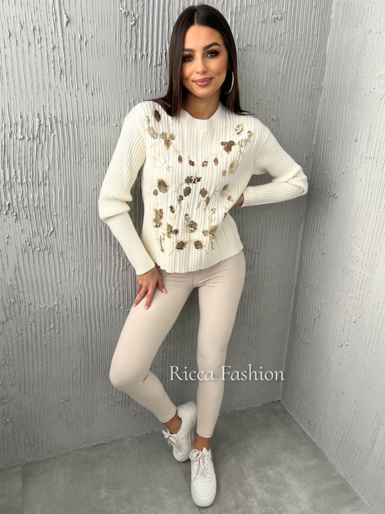 Sweter MELINDE, ecru