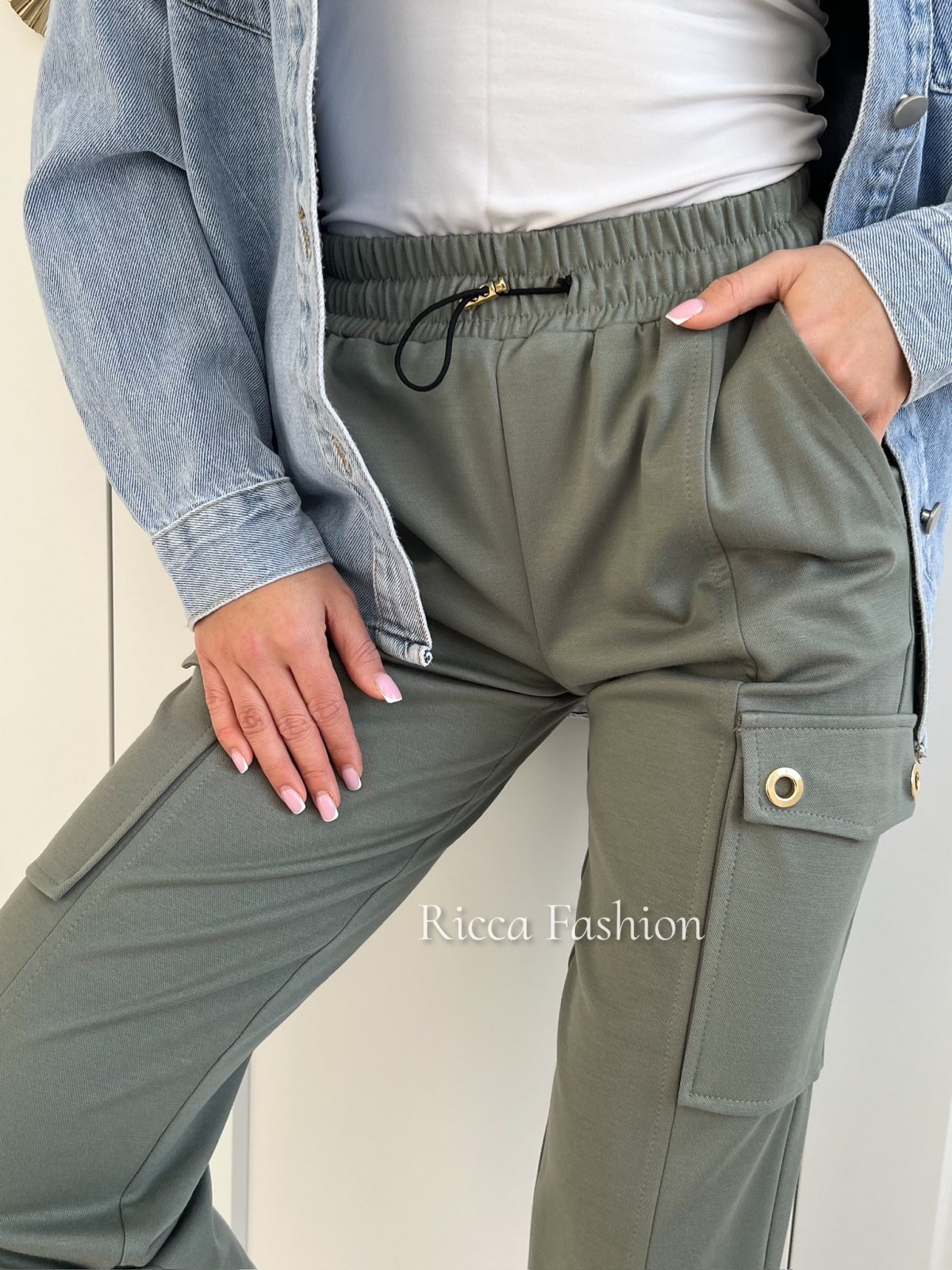 Spodnie dresowe RAYAN, khaki