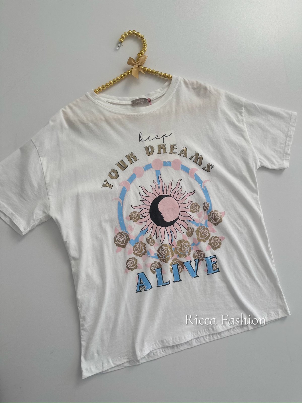 T-shirt ALIVE, white