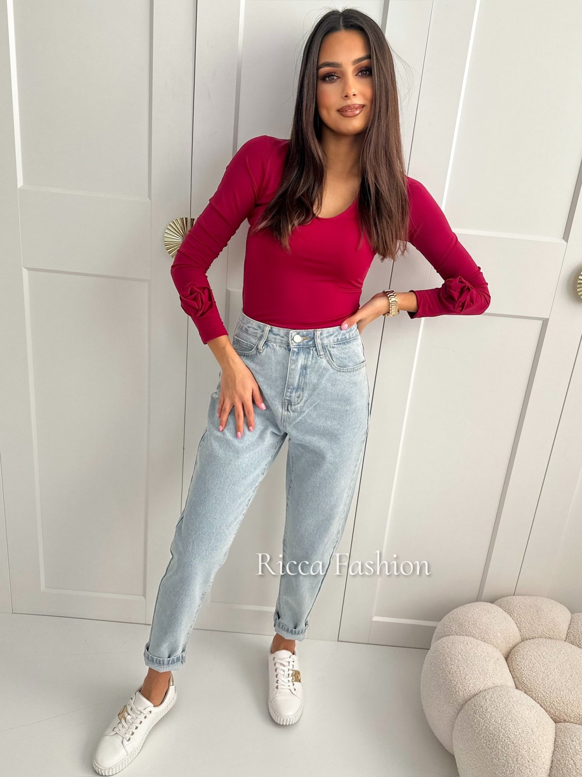 Bluzka ROSSA by Ricca, bordo