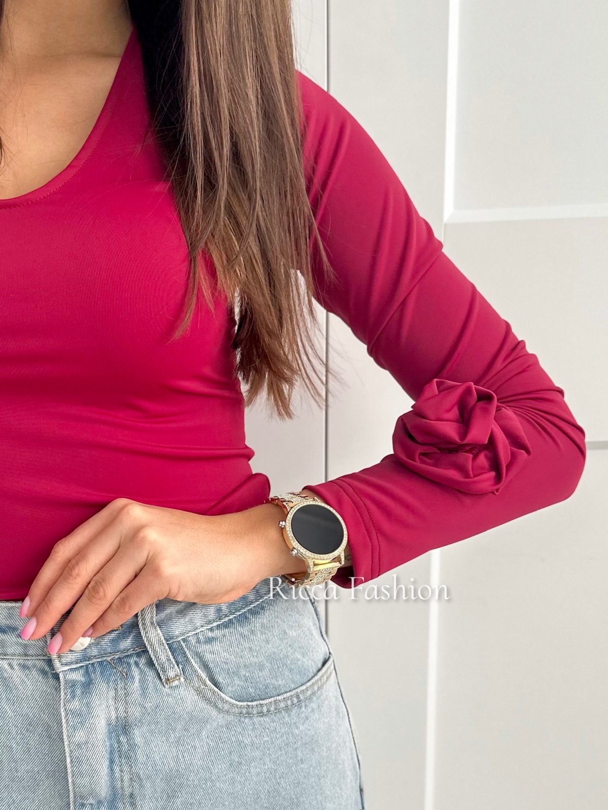 Bluzka ROSSA by Ricca, bordo