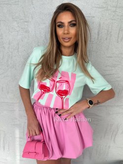 T-shirt CIN CIN, mint