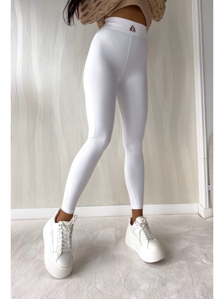 Legginsy GYM TIME, white