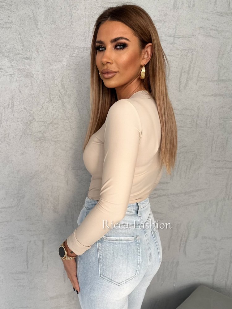 Bluzka AMANDA by Ricca, beige