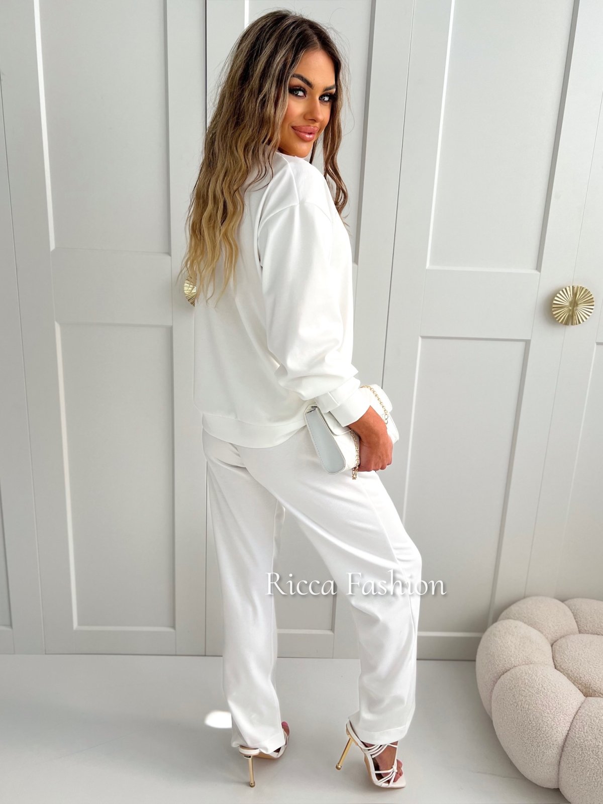 Komplet z wiskozą EMILIO, ecru