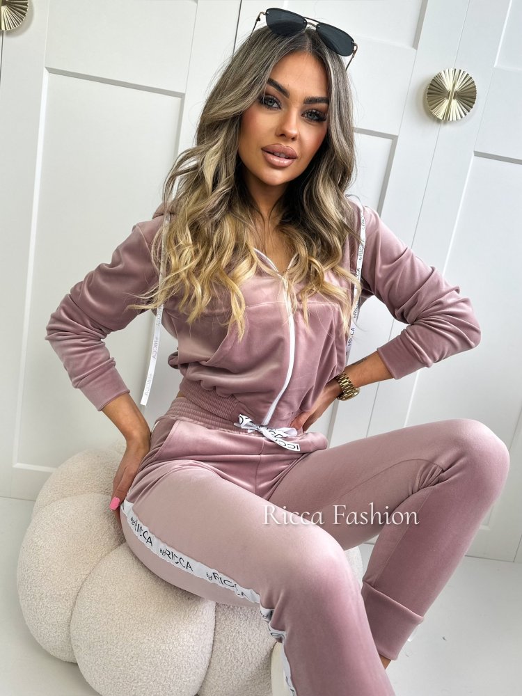 Komplet welurowy ANGEL by...