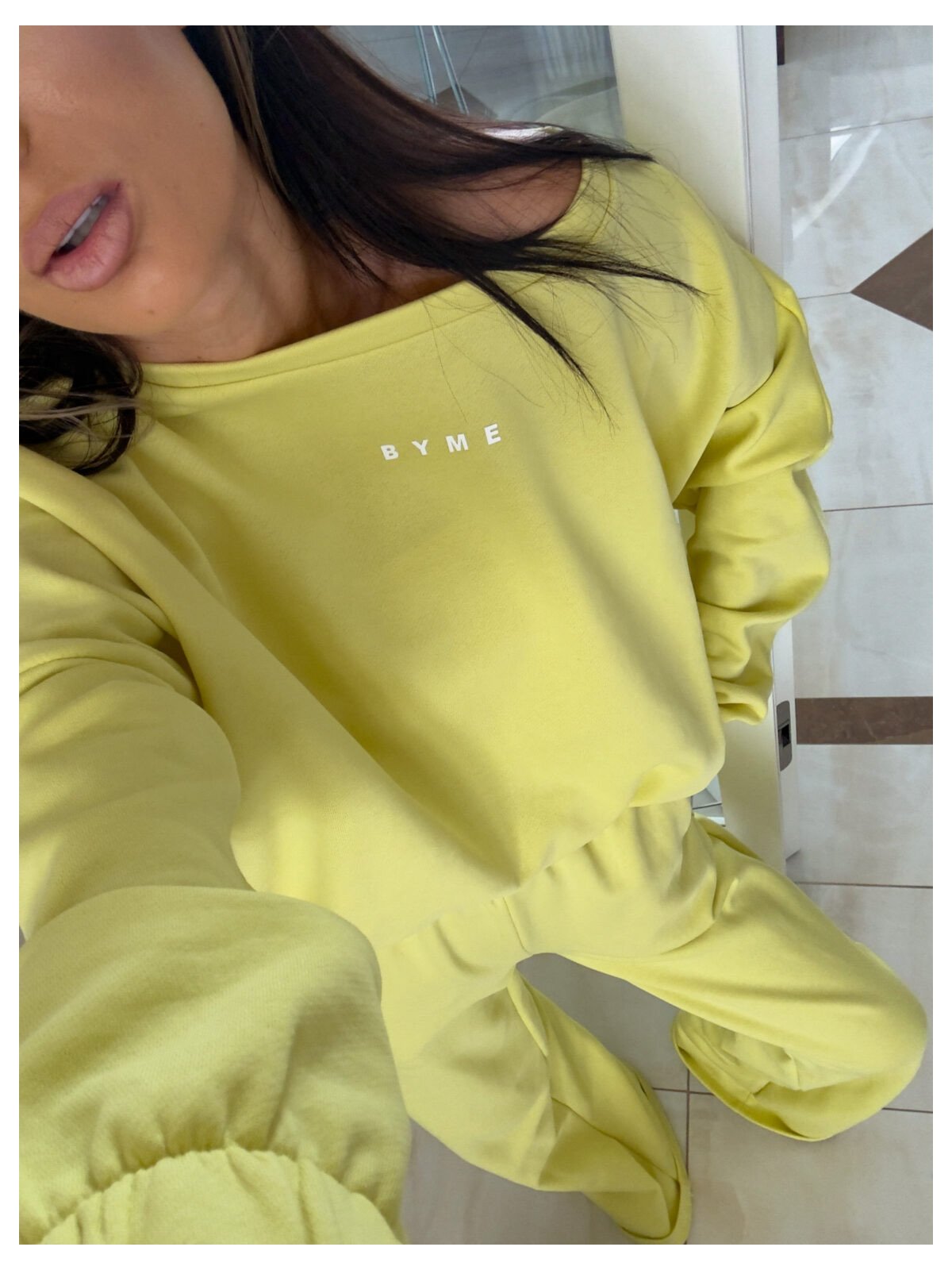 Komplet dresowy SYDNEY, cytrynowy