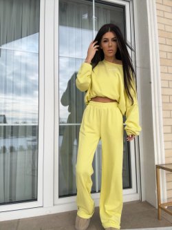 Komplet dresowy SYDNEY, cytrynowy