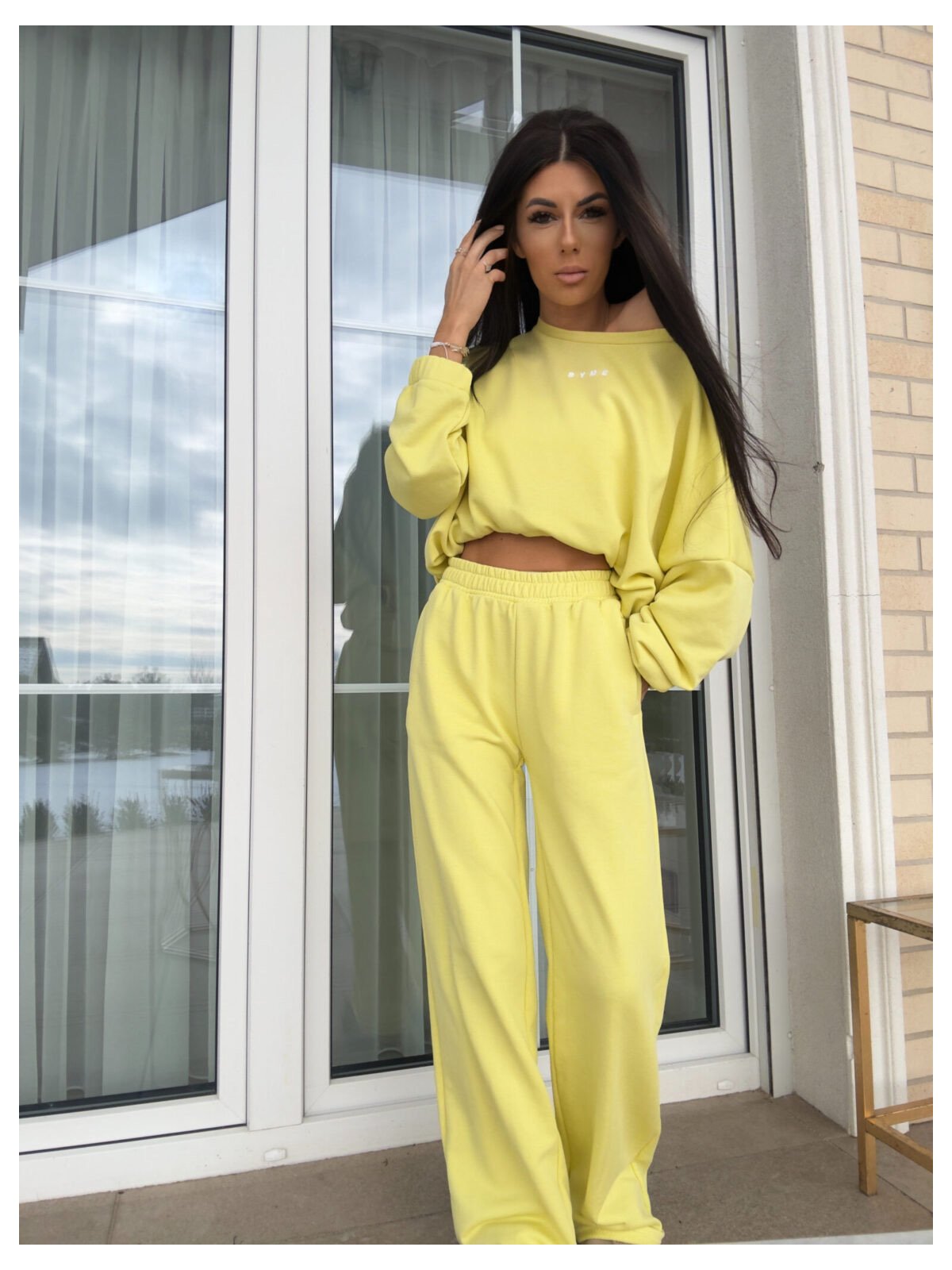 Komplet dresowy SYDNEY, cytrynowy