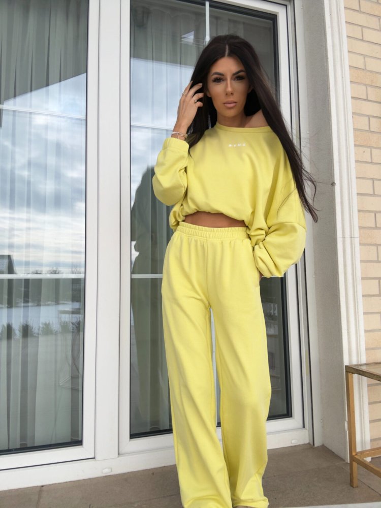 Komplet dresowy SYDNEY, cytrynowy