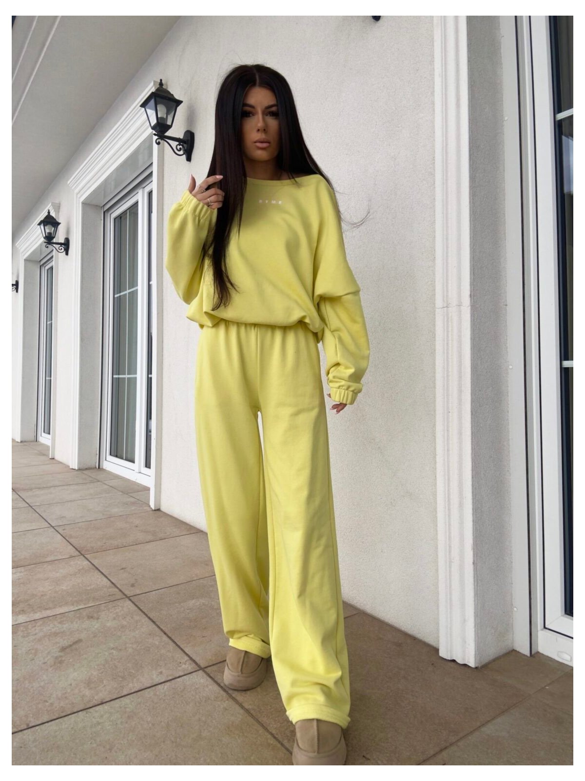 Komplet dresowy SYDNEY, cytrynowy