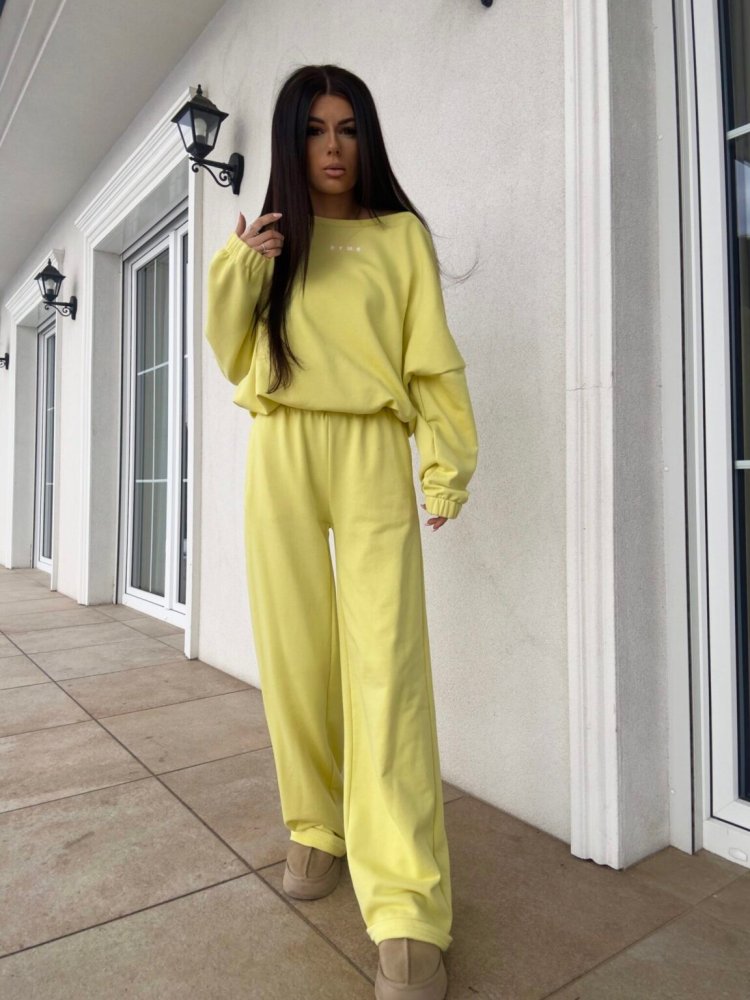 Komplet dresowy SYDNEY, cytrynowy