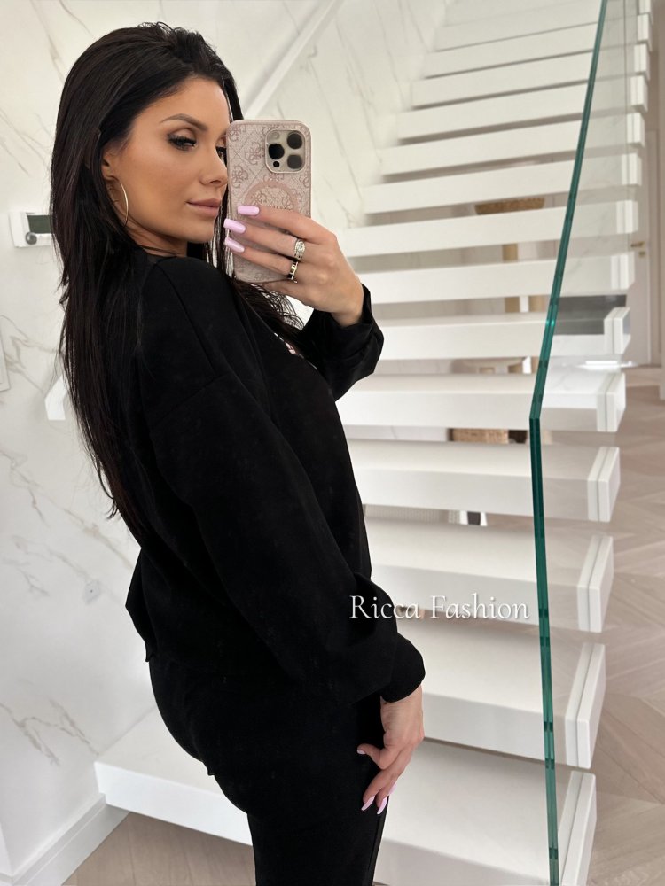 Bluza dresowa LEISURE, black