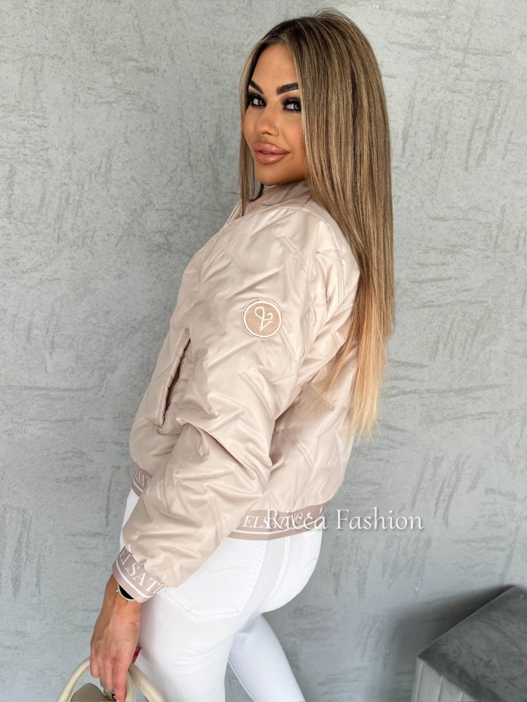 Kurtka pikowana BLANCA, nude