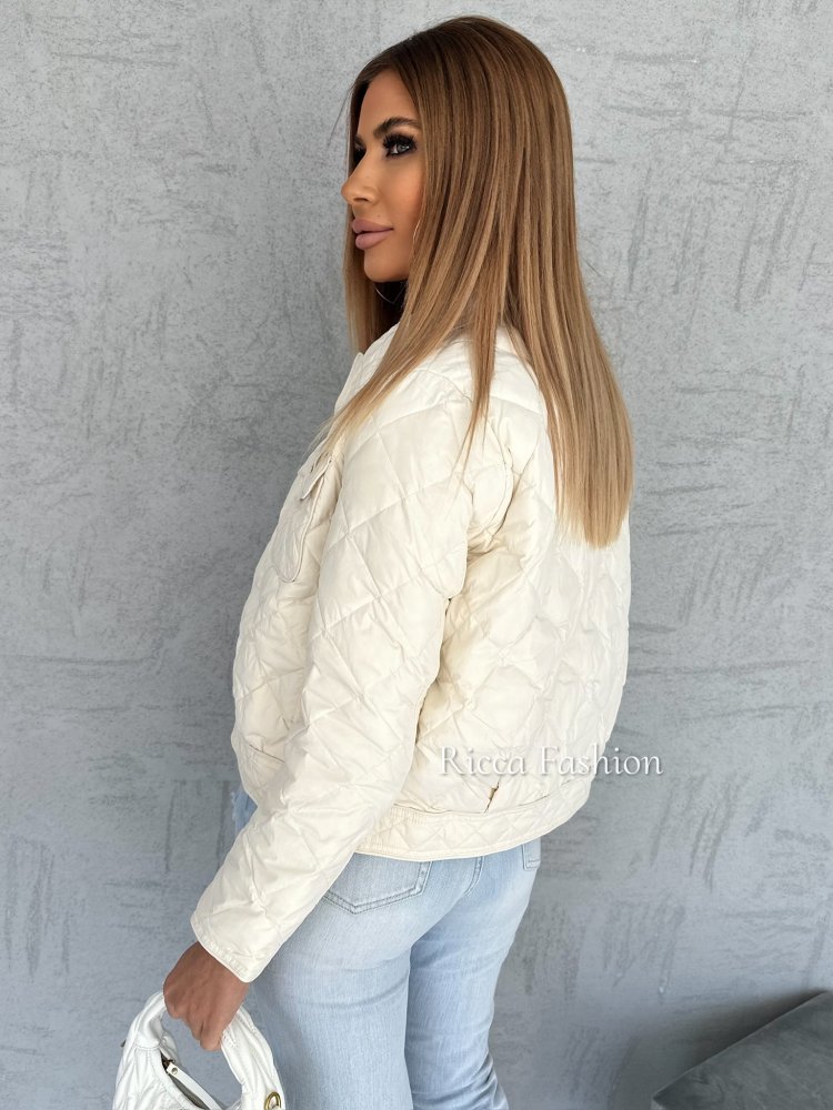 Kurtka puchowa SABADO, nude