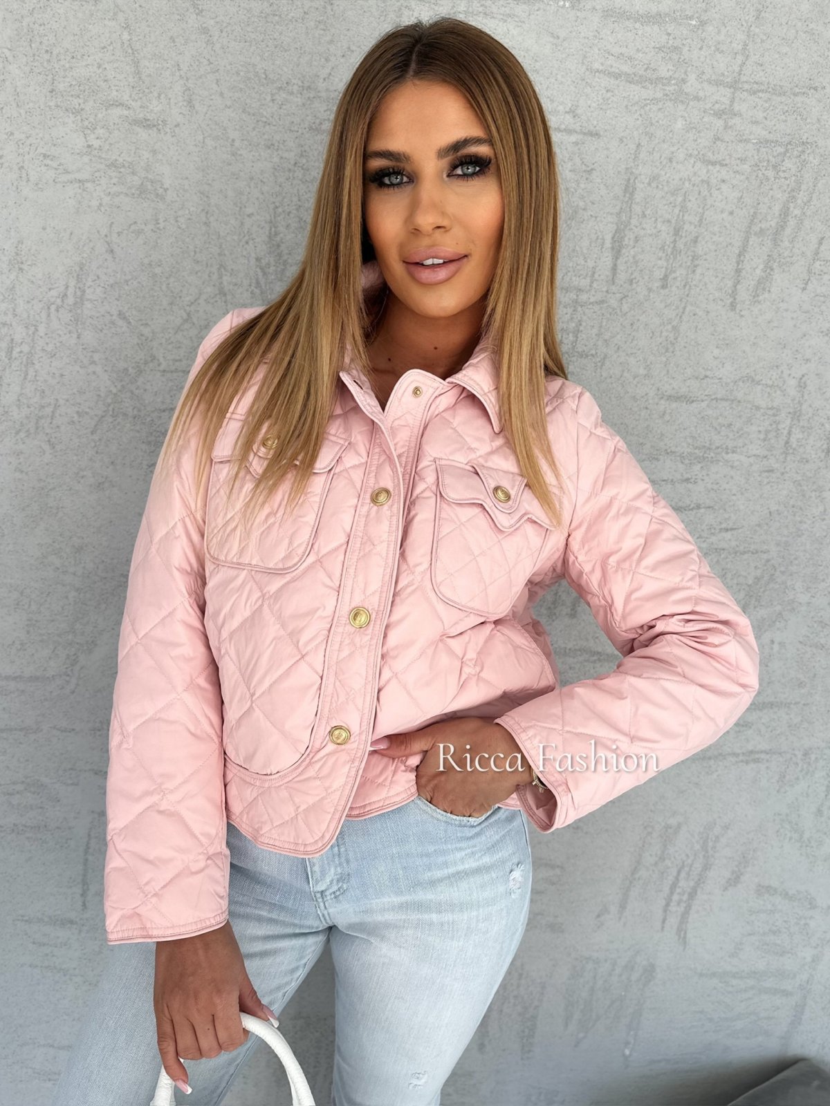 Kurtka puchowa SABADO, light pink