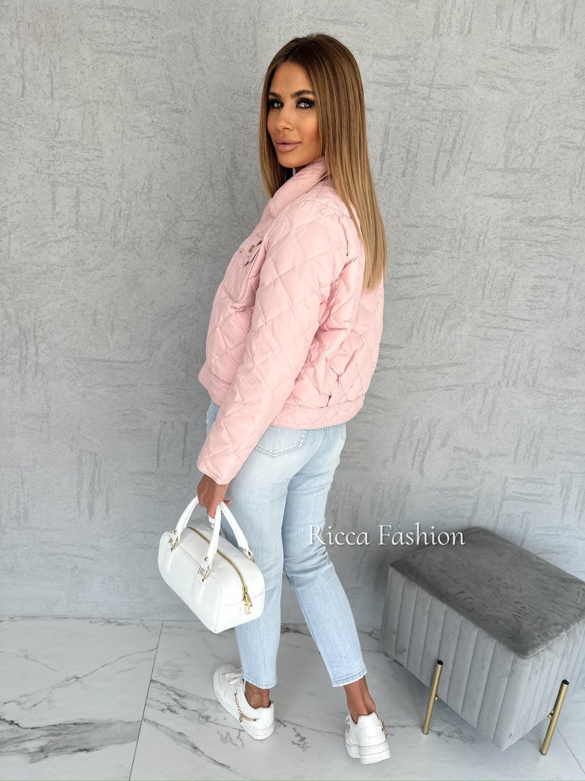 Kurtka puchowa SABADO, light pink