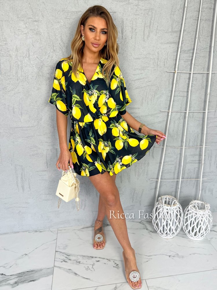 Kombinezon LIBANO, black/lemon
