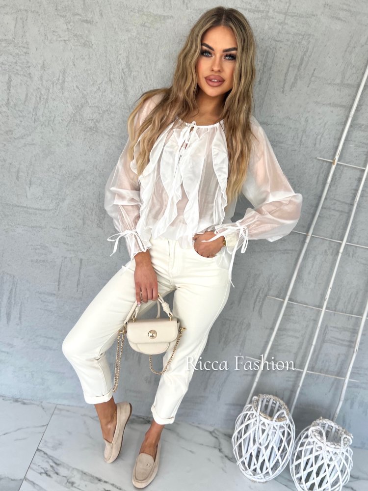 Koszula premium ADELA, white