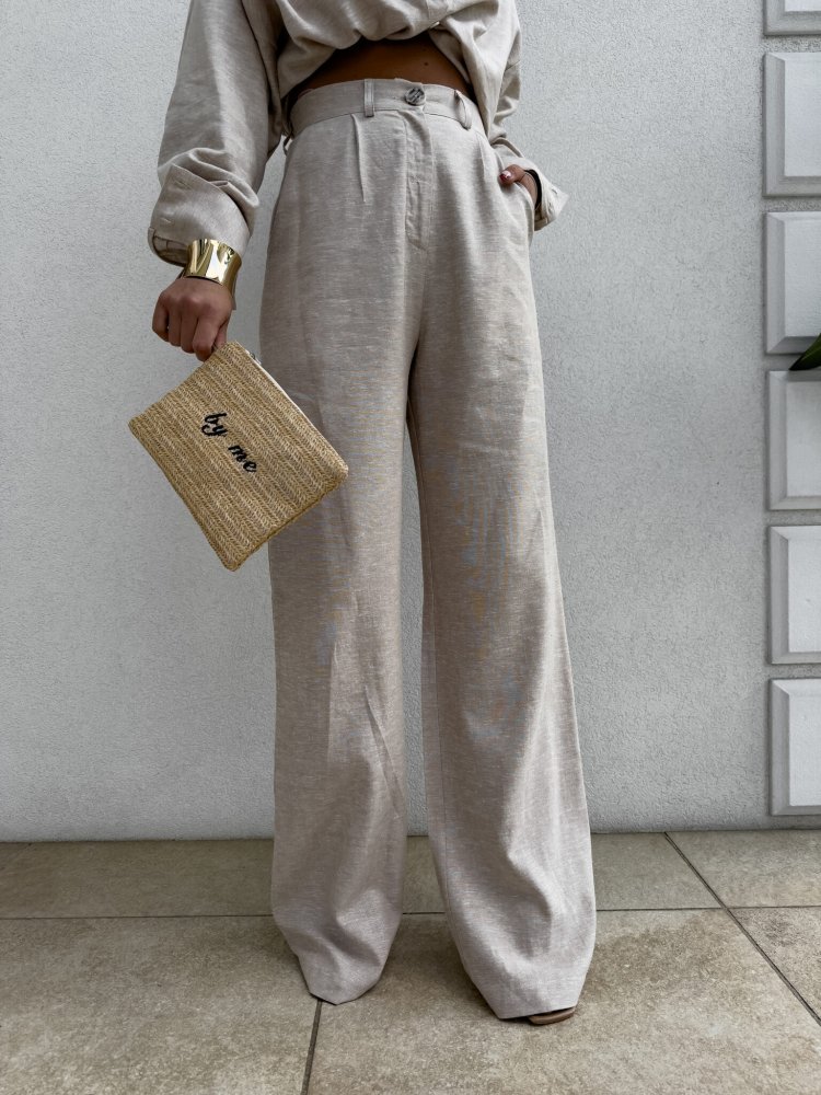 Spodnie z wiskozy SIMPLE,...