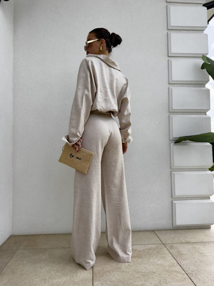 Spodnie z wiskozy SIMPLE,...