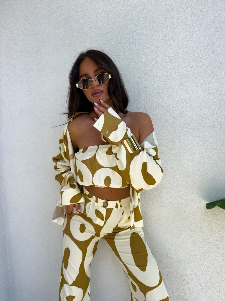 Komplet LAURENT, print koła