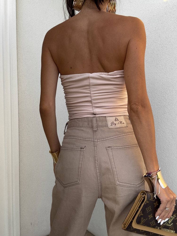 Top z wiskozy MAVEN, beż