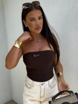 Top z wiskozy MAVEN, czekolada