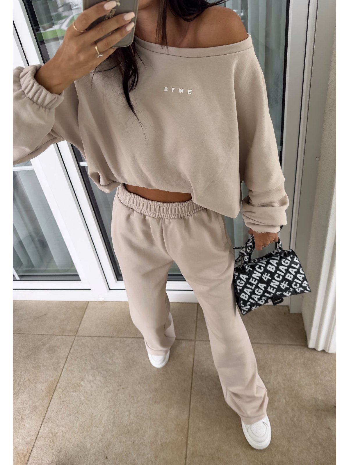Komplet dresowy SYDNEY, ciepły beż