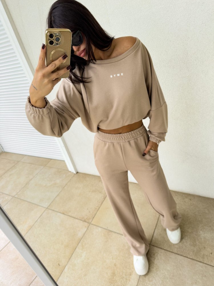 Komplet dresowy SYDNEY, ciepły beż